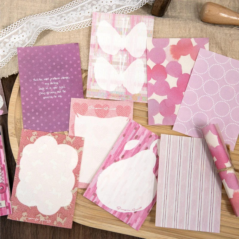 Vintage Floral Scrapbook Paper 100PCS - Image 5