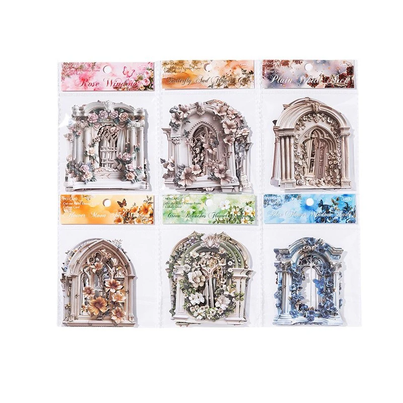 Vintage Floral Window Stickers - Image 5