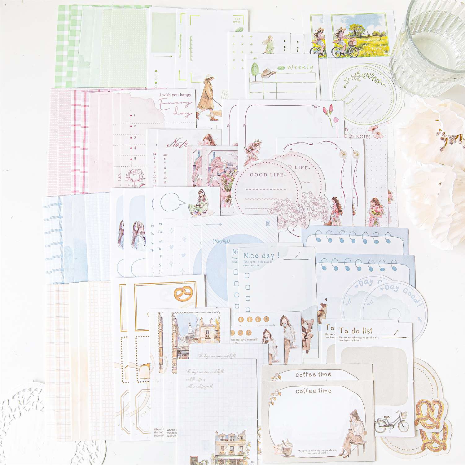 Vintage Hand-drawn Sticky Notes – Life Captured Series - Image 7