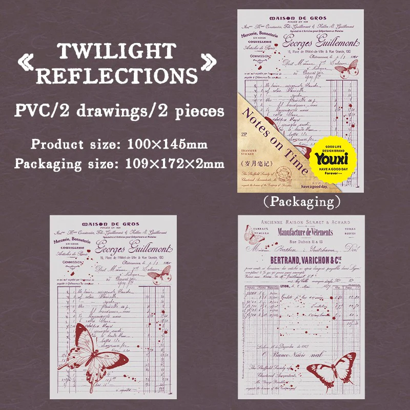 Vintage Manuscript Series Rub-On Transfer Stickers - Image 15