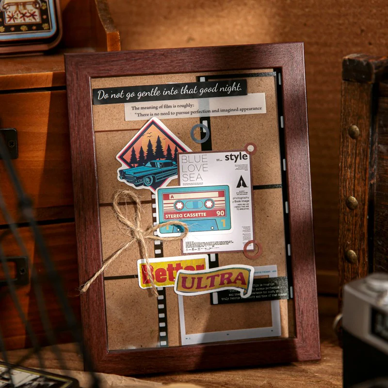 Vintage Special Edition English Lettering Sticker Pack - Image 4