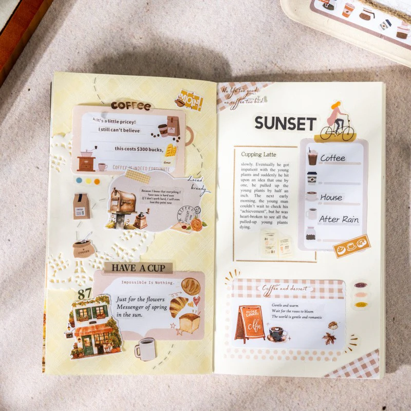 Warm Coffee Journal Series Memo Roll - Image 8