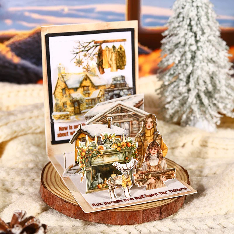 Warm Winter Series Die-Cut PET Washi Tape - Image 4