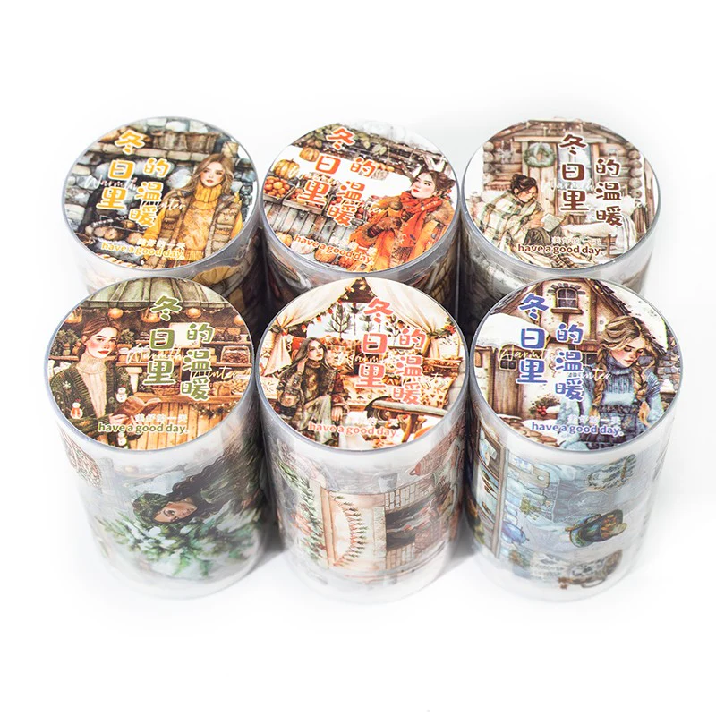 Warm Winter Series Die-Cut PET Washi Tape - Image 7