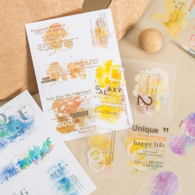 Watercolor Album Sticker Book - Image 2