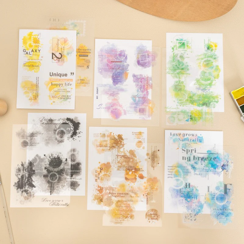 Watercolor Album Sticker Book - Image 3
