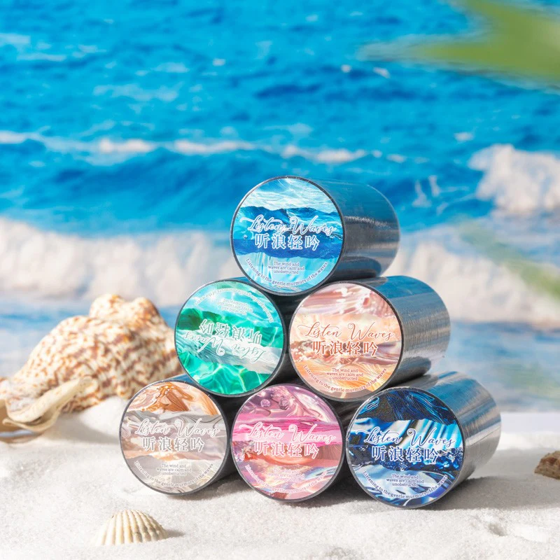 Whispering Waves Series Large Scenic Washi Tape - Image 2