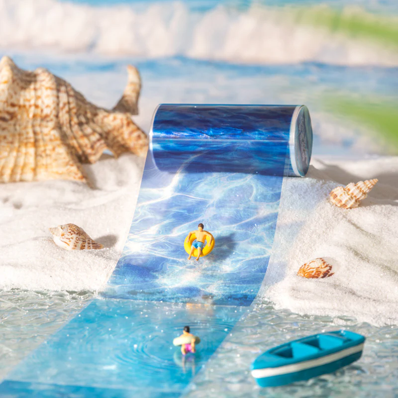 Whispering Waves Series Large Scenic Washi Tape - Image 6