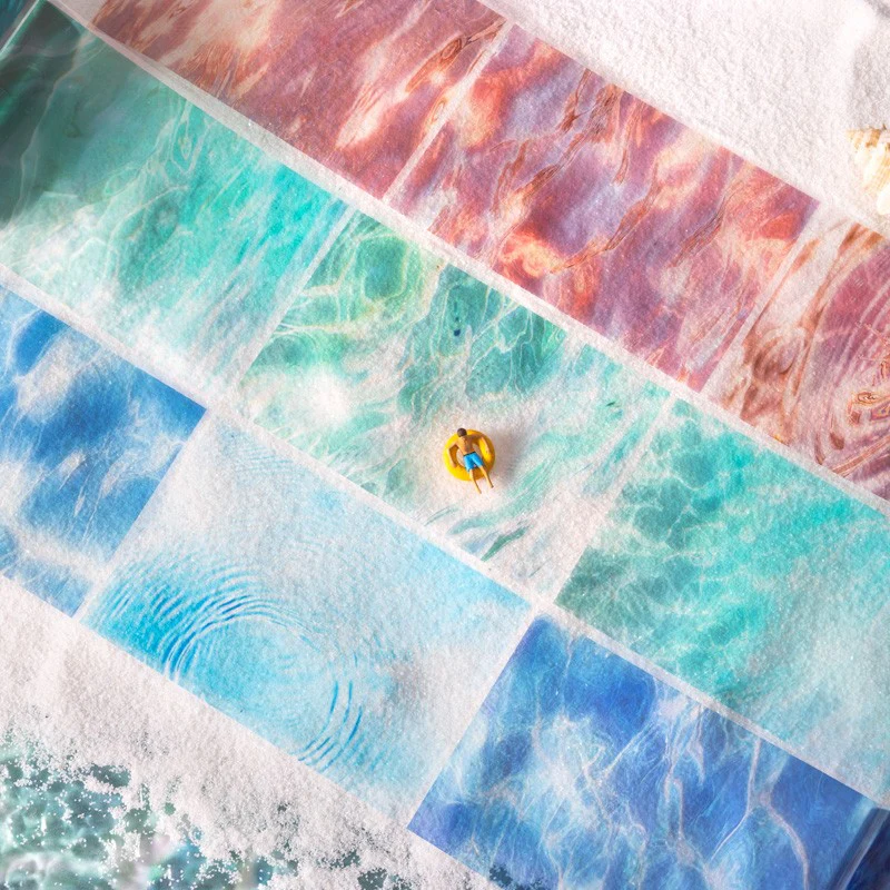 Whispering Waves Series Large Scenic Washi Tape - Image 7