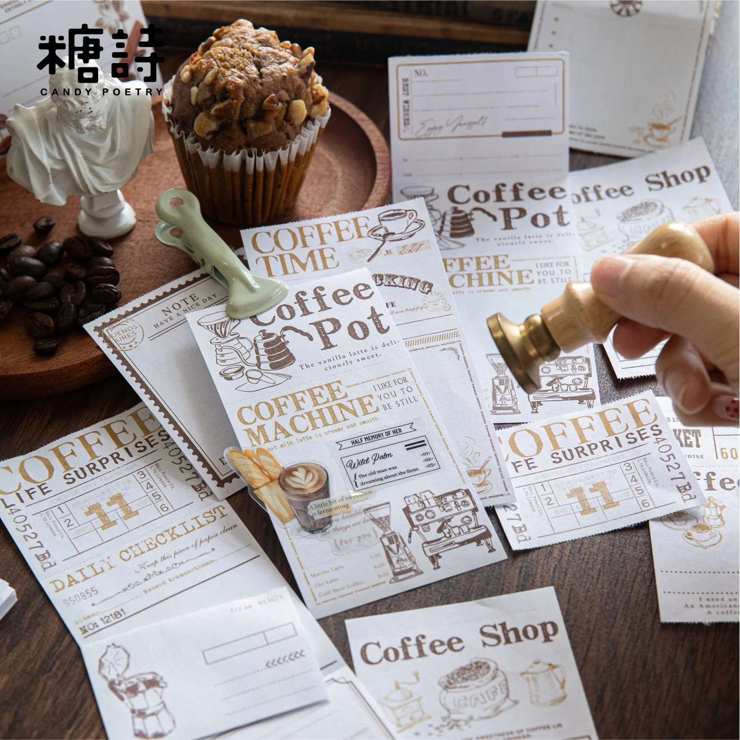 Whispers on Paper Series Vintage Long Memo Pad - Image 51
