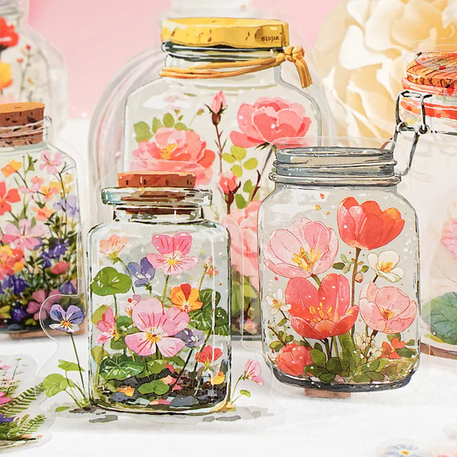 World In A Bottle Sticker 15pcs - Image 3