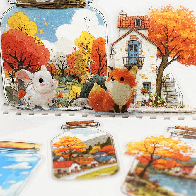 World In A Bottle Sticker 15pcs - Image 8